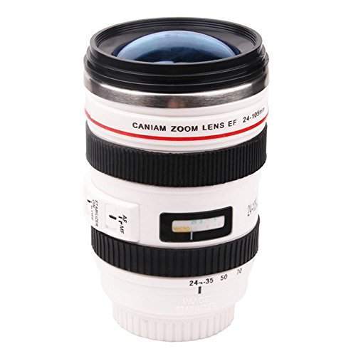 2019 New Coffee Lens Emulation Camera Mug Beer Mug Wine With Lid Black Plastic Cup Caniam Logo Mugs Cafe 400ml - juju on test