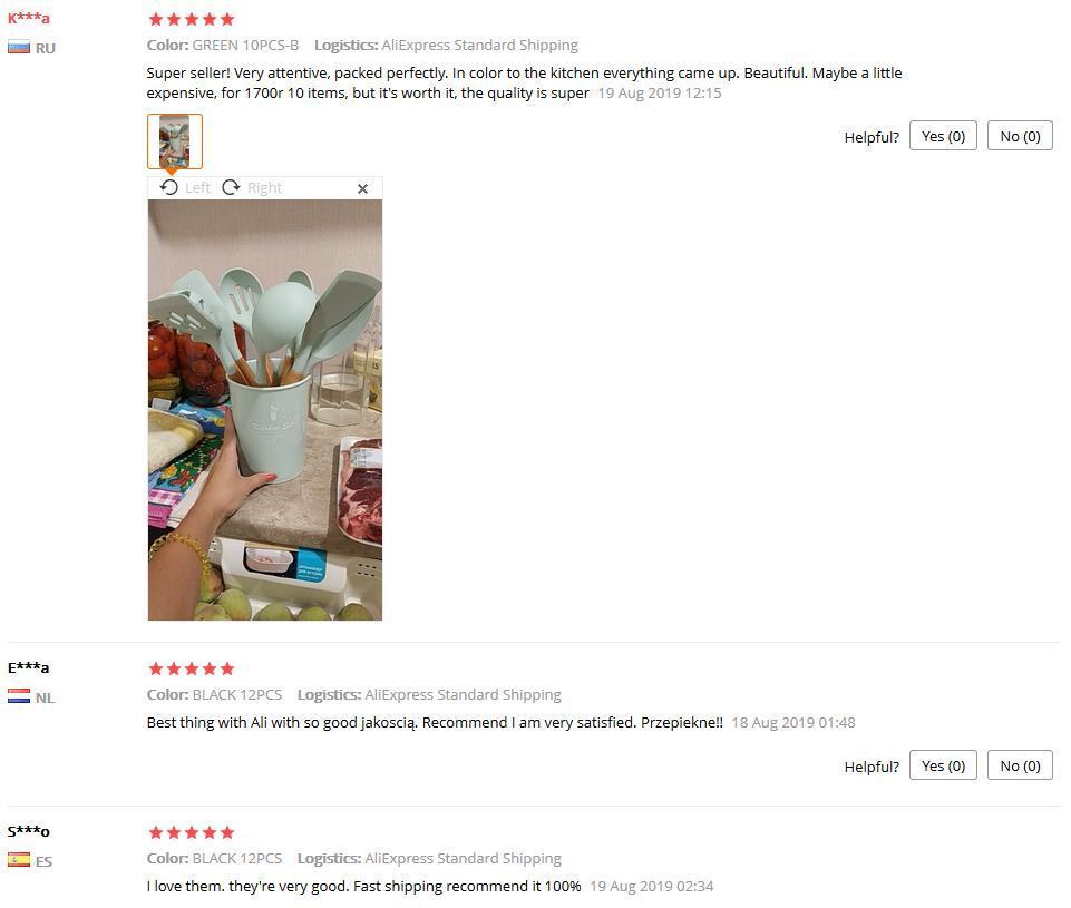 9/10/12PCS Silicone Cooking Utensils Set Non-stick Spatula Shovel Wooden Handle Cooking Tools Set With Storage Box Kitchen Tools