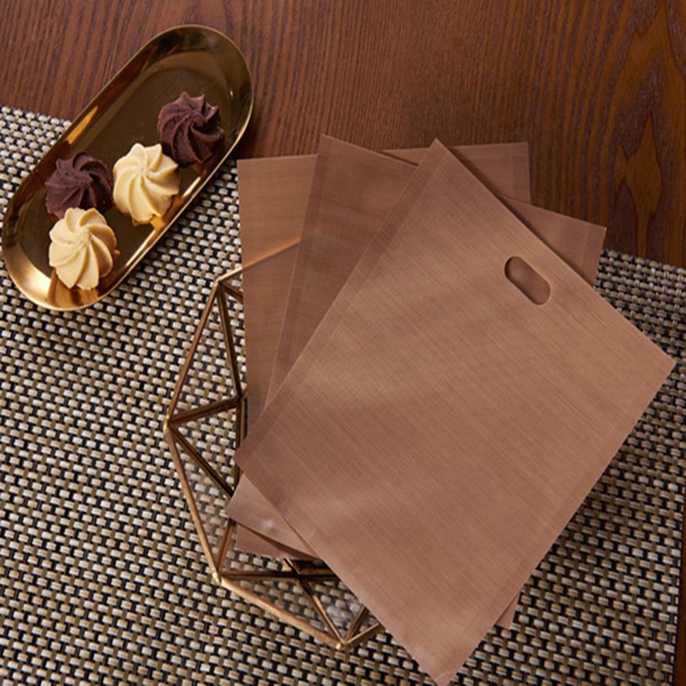 2pcs Made Easy Reusable Non-stick Baked Toast Bread Bags for Grilled Cheese Sandwiches Toaster Bags Baking Accessories